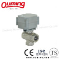 API Stainless Steel Three-Way Electric Ball Valve